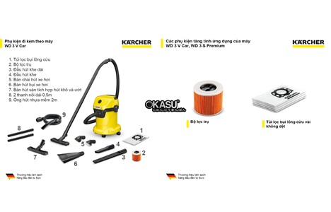may hut bui kho va uot karcher wd 3 v car hinh 5