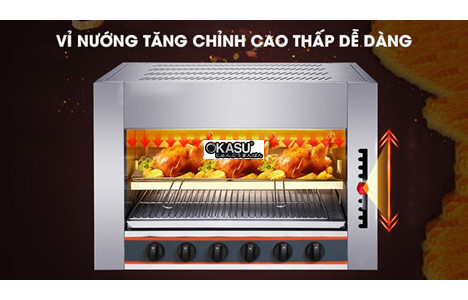 lo nuong salamander 6 hong dung gas sala6g hinh 3