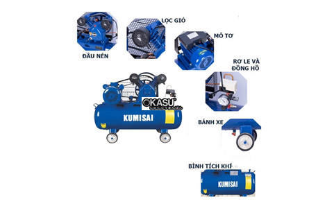 may nen khi mini piston kumisai kms-370 hinh 2
