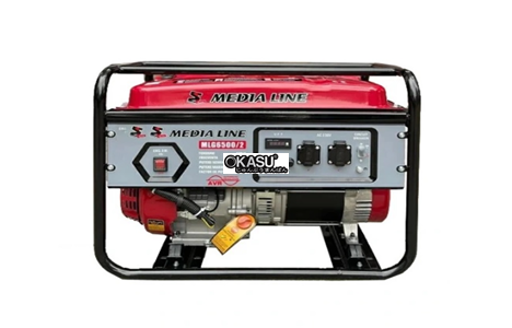 may phat dien chay xang 6kw media line mlg6500/2 hinh 2