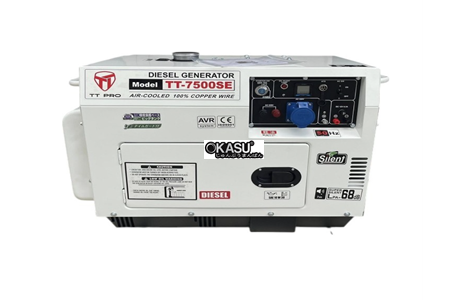 may phat dien 6kw chay dau ttpro tt-7500se hinh 2