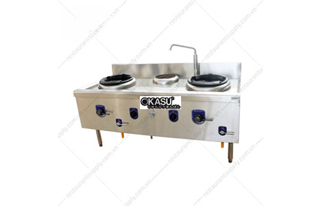 bep xao eco 2 hong dung gas co quat thoi + 1 noi nuoc egwr21b hinh 2