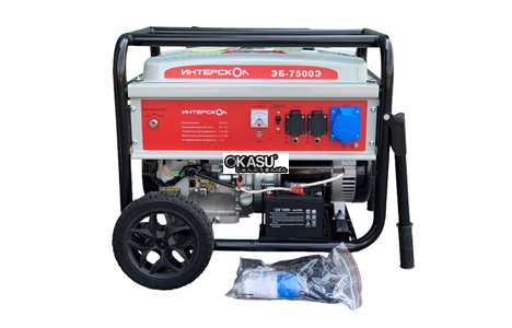 may phat dien chay xang 6kw interskol eb-7500e hinh 2