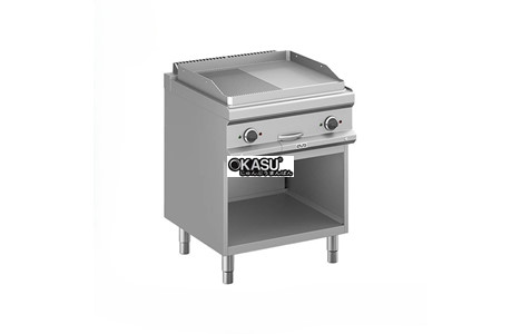 bep chien be mat dung dien, 1/2 mat phang tron, 1/2 mat phang soc duoc ma crom, co chan tu mfte77alr hinh 2