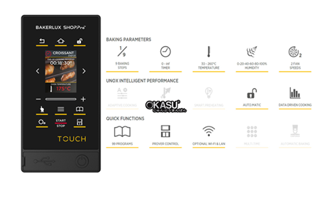 lo nuong doi luu 4 khay unox bakerlux shop.pro touch xefr-04hs-etdv hinh 3