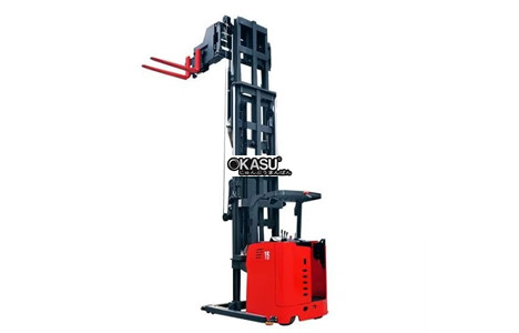 xe nang dien 3 chieu 1 tan, 1.5 tan nang 10m kusami hinh 2