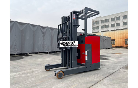 xe nang dien cao 8m-12m phu hop voi loi di hep kusami ksm-12k hinh 2