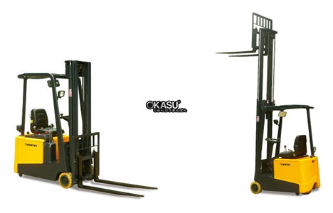 xe nang dien mini 3 banh can bang trong luong 500kg kusami ksm-15em hinh 3