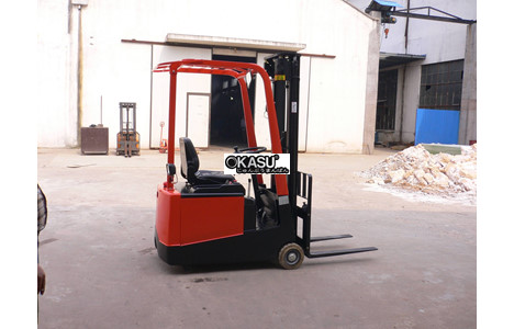 xe nang dien mini 3 banh can bang trong luong 500kg kusami ksm-15em hinh 2