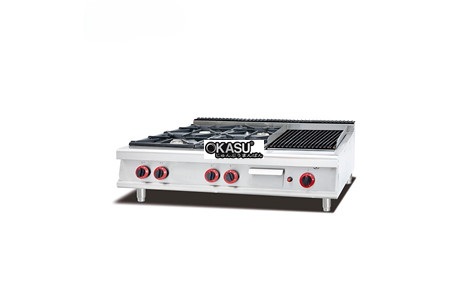  bep gas 4 hong dot + lo nuong kolner gh-999-1 hinh 2