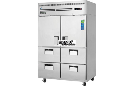 tu dong mat 6 canh inox everestref esr2d4 hinh 2