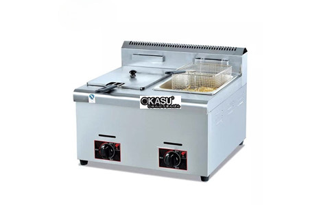 bep chien nhung dung gas 2 ngan kolner gf-72 hinh 2