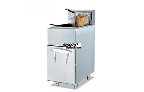 bep chien nhung dung gas 1 ngan 2 ro kolner gf-2g hinh 2