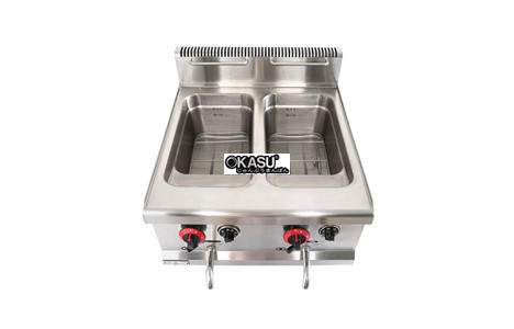 bep chien nhung dung gas 2 ngan kolner gf-585 hinh 4