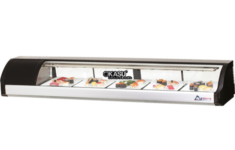 tu trung bay sushi de ban everestref esc71l hinh 2