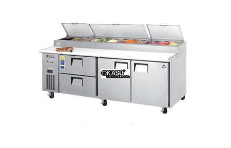 ban pizza 2 canh 2 ngan keo everest b240ps-22rrrs-e hinh 2