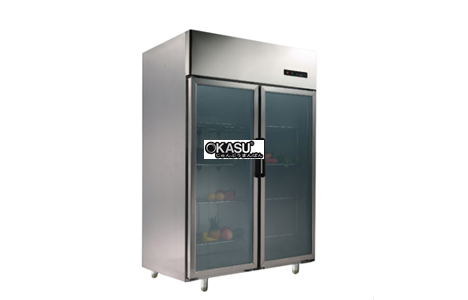 tu mat 2 canh kinh saige vwf122g-b2 (lam mat bang khong khi) hinh 2