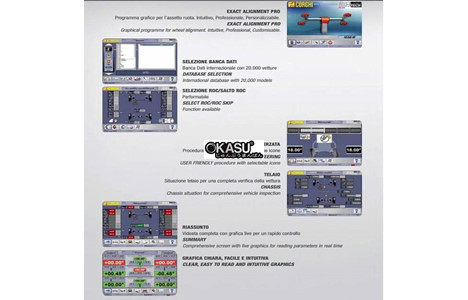 thiet bi kiem tra goc dat banh xe 3d voi camera ky thuat so do phan dai cao exact blacktech x-plus hinh 3