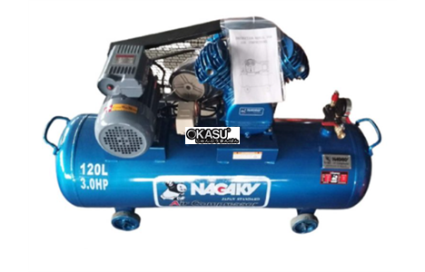 may nen khi day dai nagaky 3hp 120l na-30120 hinh 2