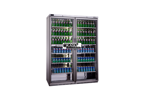 tu mat trung bay 2 canh kinh williams bc200 hinh 2