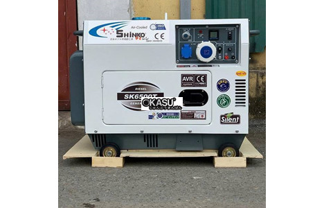 may phat dien 5kw chay dau shinko sk6500t hinh 2