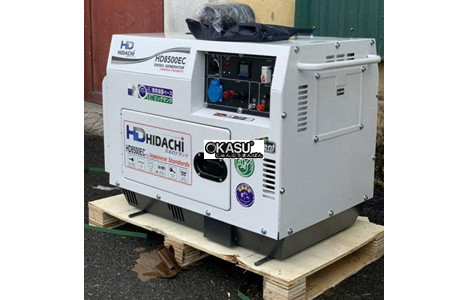 may phat dien chay dau 6kw hidachi hd8500ec hinh 2