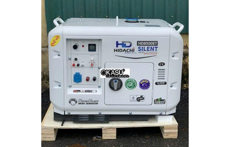 may phat dien 6kw hidachi hd8500et sieu chong on hinh 2