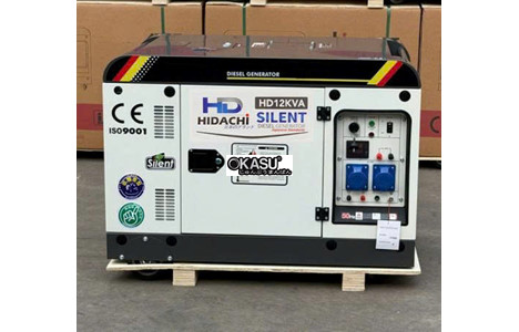 may phat dien chay dau 10kw hidachi hd12kva hinh 2