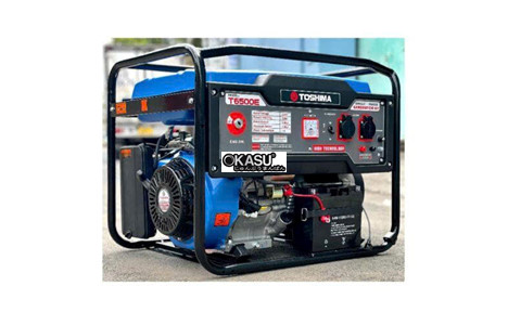 may phat dien chay xang 5kw toshima t65e (de no) hinh 2