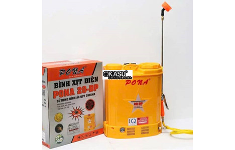 binh xit dien phun thuoc 20 lit pona 20-dp (ac qui 12v12ah) hinh 2