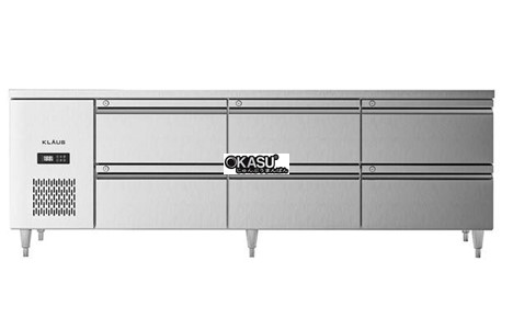 ban mat inox 6 ngan keo klaus kdc-2.1-3n hinh 2