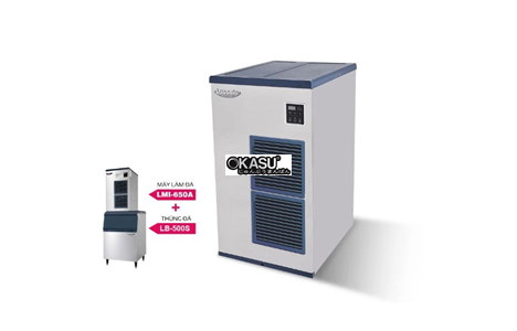 may lam da ban nguyet lassele lmi-650a + thung da lb-500s hinh 4