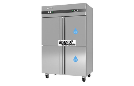 tu dong mat inox 4 canh kistem kis-xf45hrf (quat gio) hinh 2