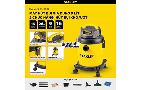 may hut bui 2 chuc nang stanley sl19128pa – 9l – 15kpa hinh 2
