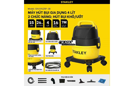 may hut bui 2 chuc nang stanley sxv19125p-1b – 4l – 15kpa hinh 2