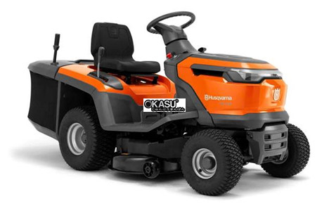 may cat co nguoi lai husqvarna tc 114 (kem thung gom co) hinh 2