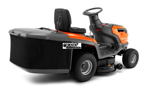 may cat co nguoi lai husqvarna tc 114 (kem thung gom co) hinh 3