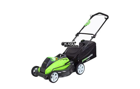 may cat co day tay pin 40v 45cm greenwork g40lm45 (than may) hinh 2