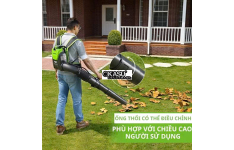 may thoi la deo lung dung pin greenworks blf446 hinh 6
