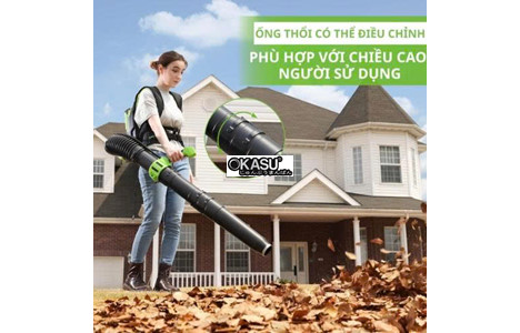 may thoi la deo lung dung pin greenworks blf451 (than may) hinh 7