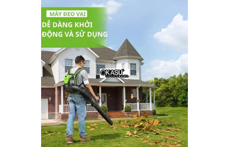 may thoi la deo lung dung pin greenworks blf446 hinh 5