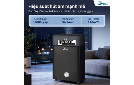 may hut am fujie hm-916ed 16 lit/ngay, ket noi wifi hinh 3