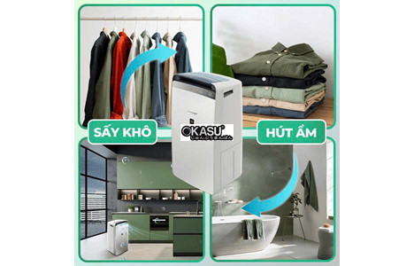 may hut am loc khong khi sharp dw-j20fv-w (20 lit/ngay) hinh 3