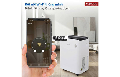 may hut am fujihome dh35w-hepa (35lit/ngay) ket noi wifi hinh 5