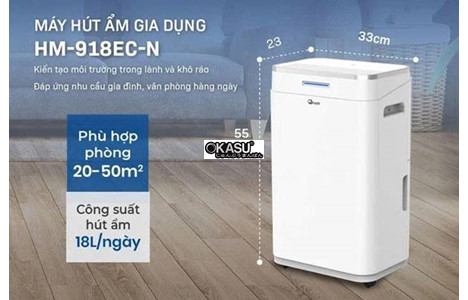 may hut am fujie hm-918ec-n ket noi wifi cong suat 18 lit/ngay hinh 3