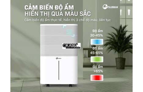 may hut am fujihaia dh25w cong suat 25 lit/ngay, co ket noi wifi hinh 7