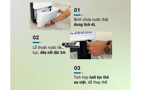 may hut am fujihaia dh25w cong suat 25 lit/ngay, co ket noi wifi hinh 10