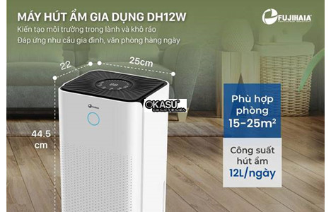 may hut am fujihaia dh12w cong suat 12 lit/ngay hinh 3