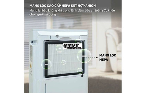 may hut am fujihome dh25w-hepa-new (25lit/ngay) ket noi wifi, mang hepa hinh 3