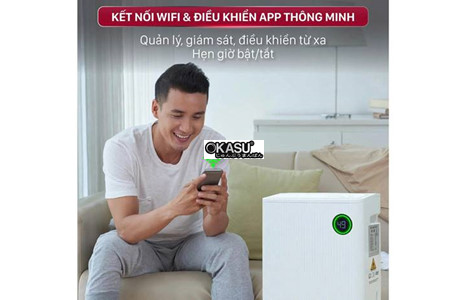 may hut am fujihome dh25w-hepa-new (25lit/ngay) ket noi wifi, mang hepa hinh 4
